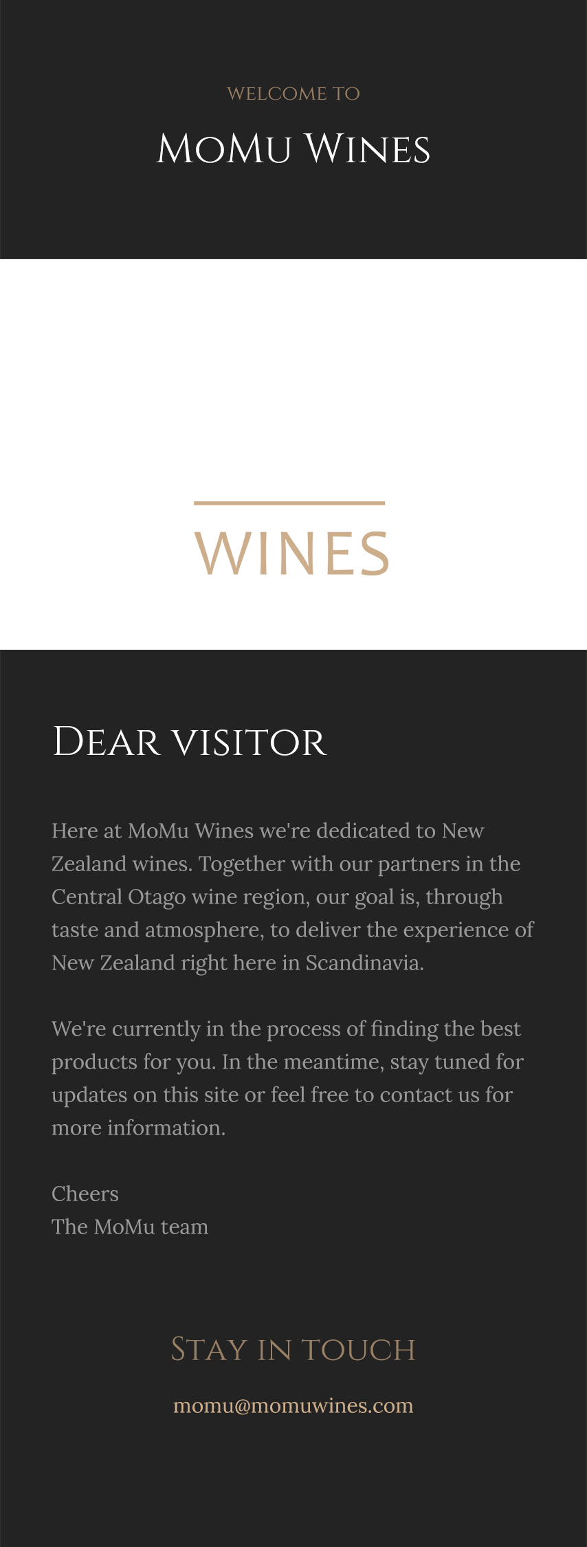 Welcome to MoMu Wines